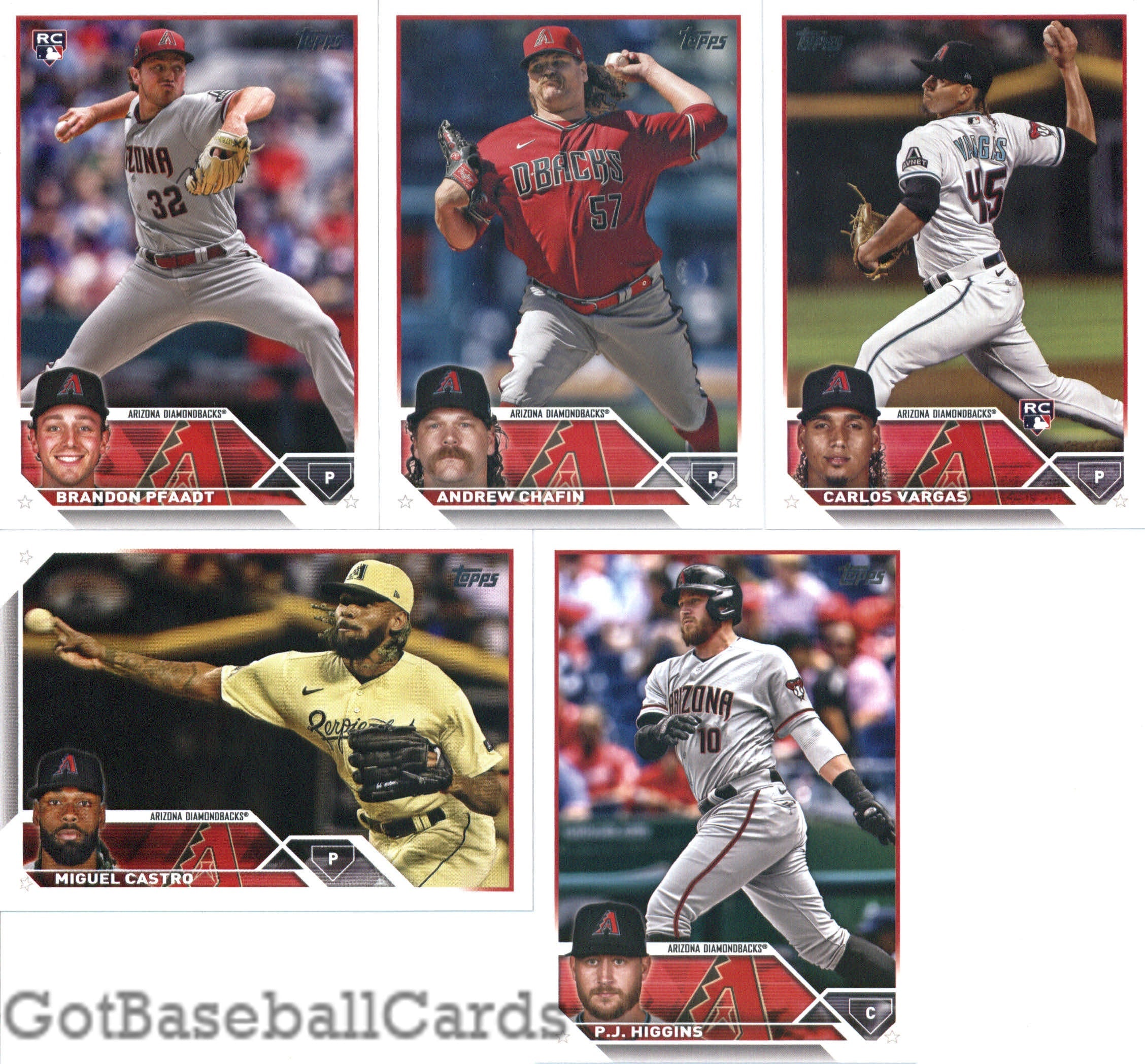 2023 Topps Complete Master Arizona Diamondbacks Team Set of 35 Cards
