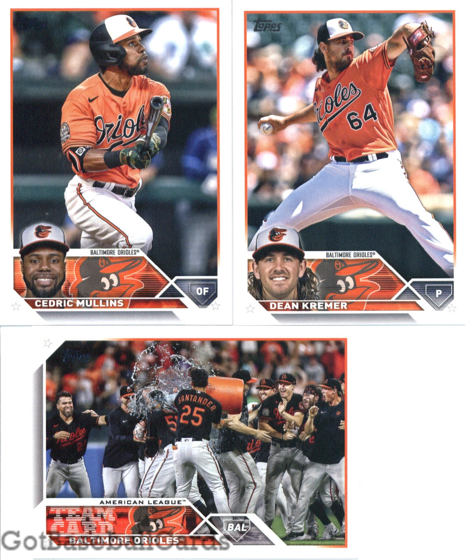 2023 Topps Complete Master Baltimore Orioles Team Set of 37 Cards