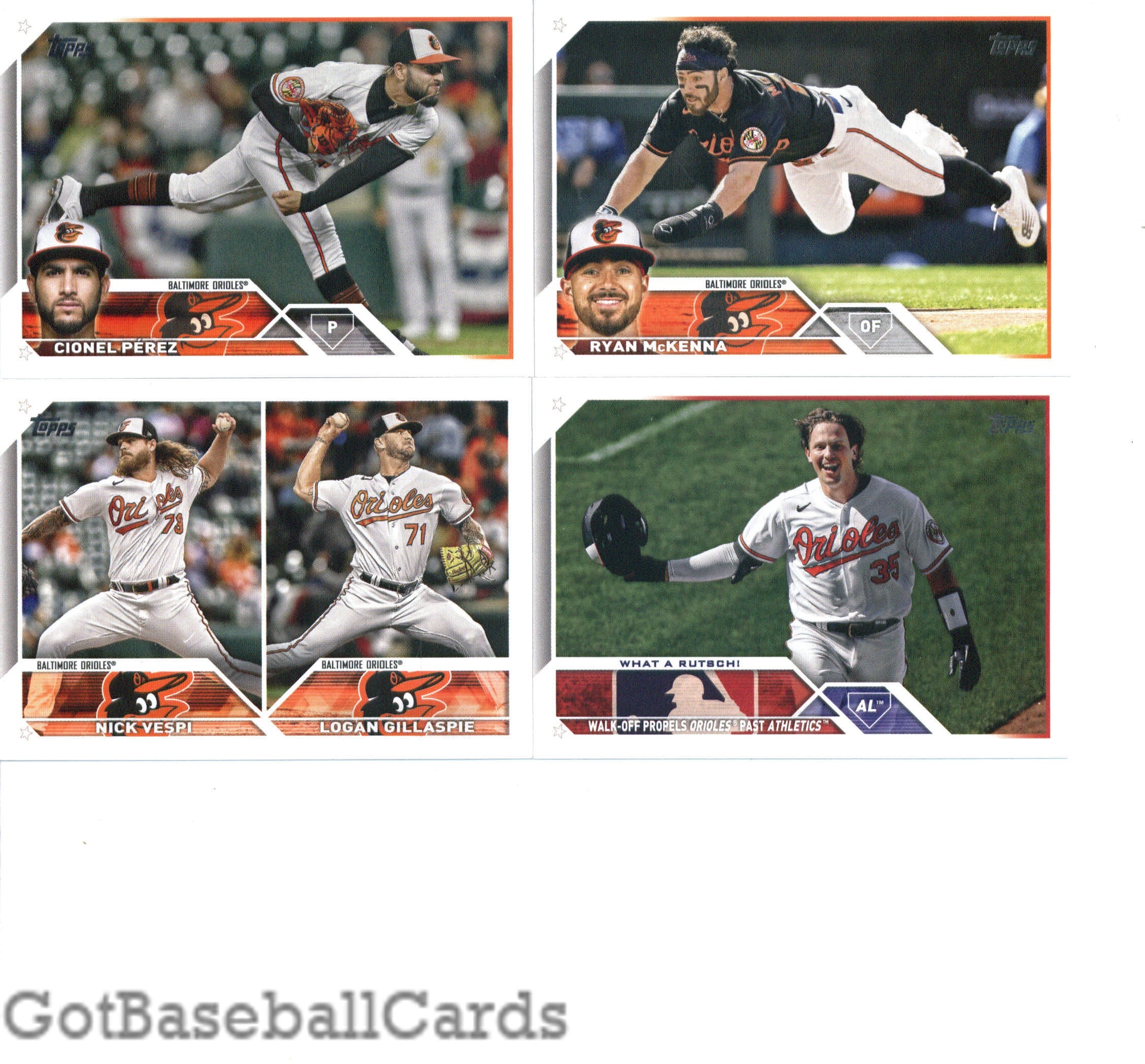 2023 Topps Complete Master Baltimore Orioles Team Set of 37 Cards