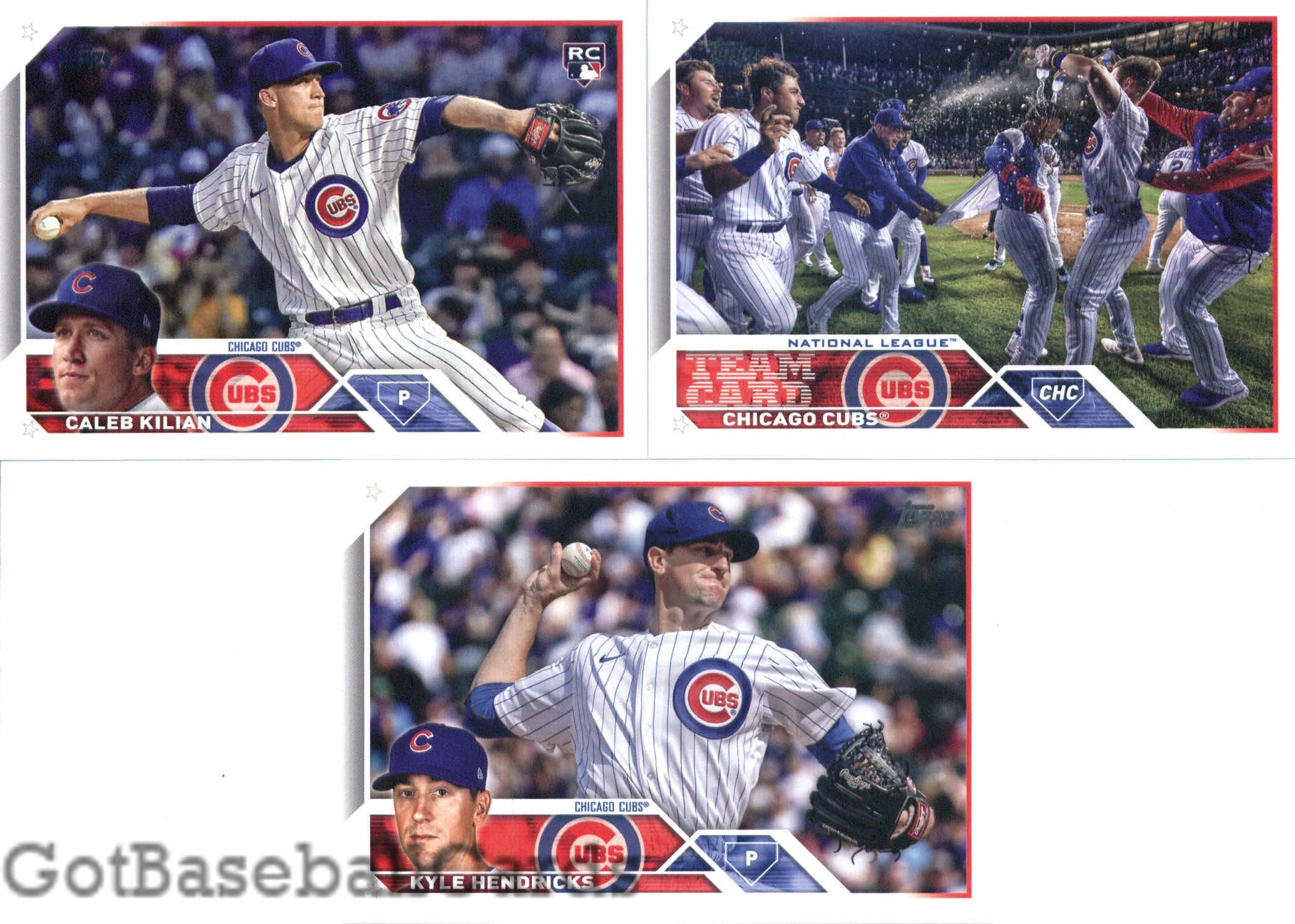 2023 Topps Complete Master Chicago Cubs Team Set of 36 Cards