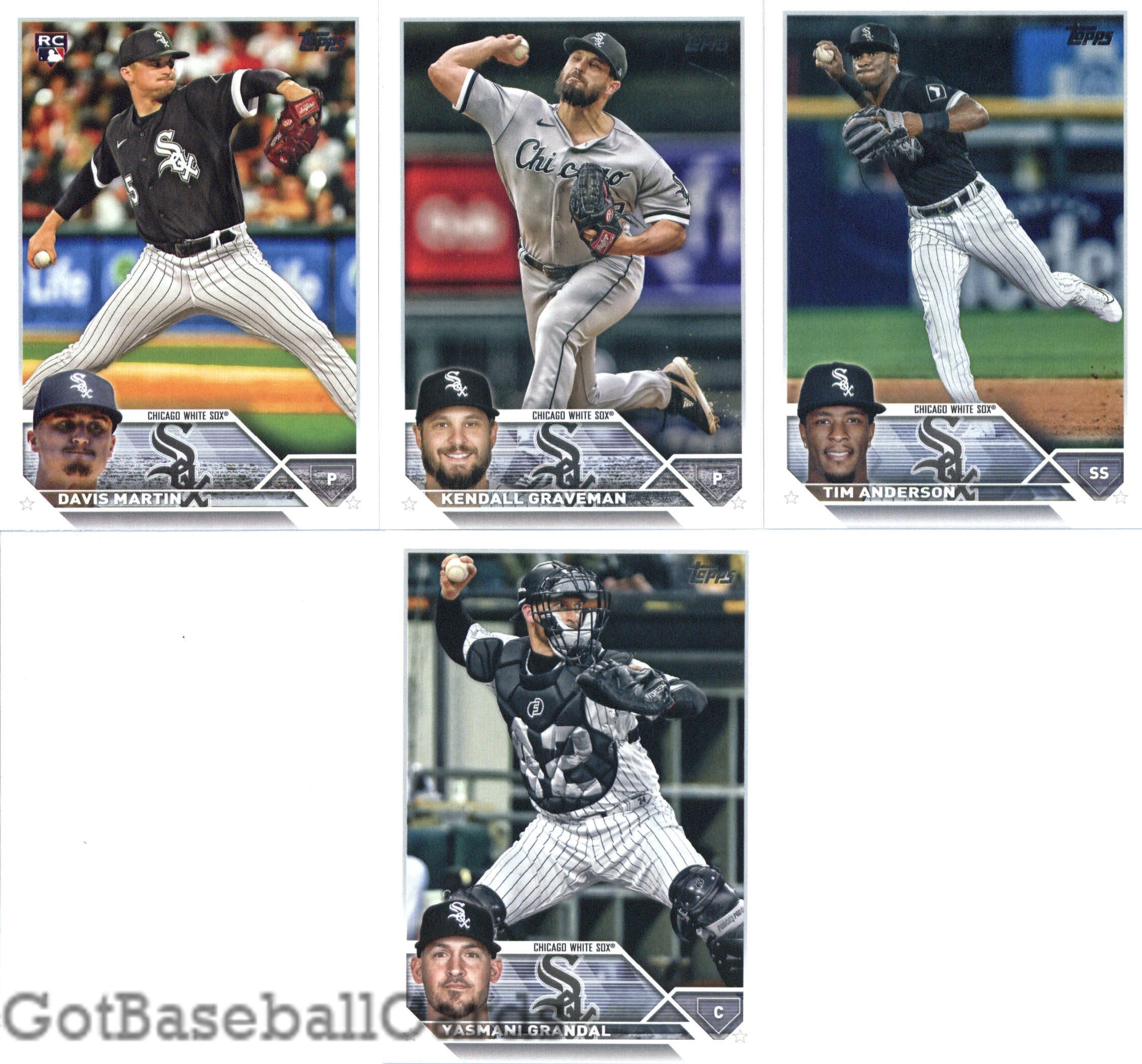 2023 Topps Complete Master Chicago White Sox Team Set of 28 Cards