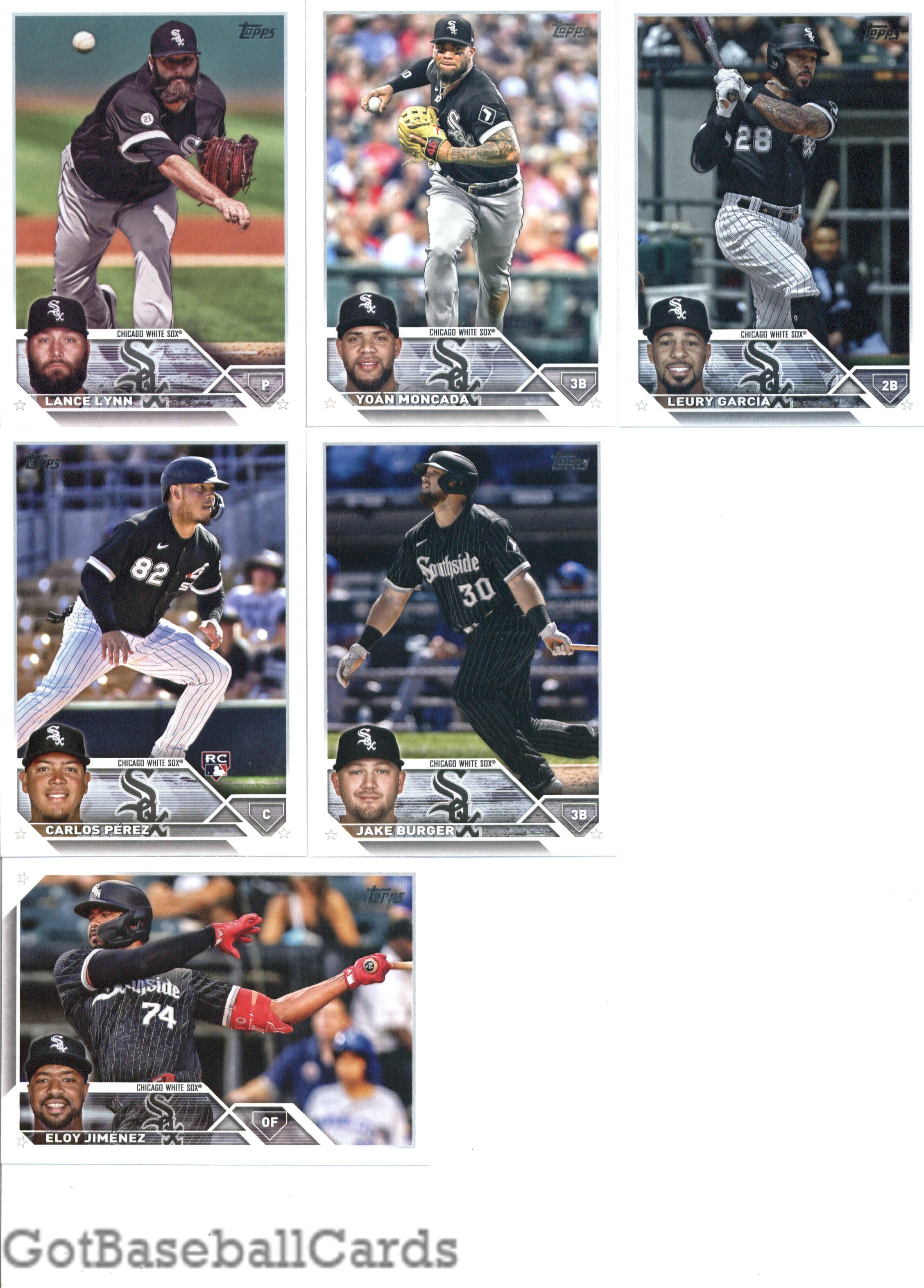 2023 Topps Complete Master Chicago White Sox Team Set of 28 Cards