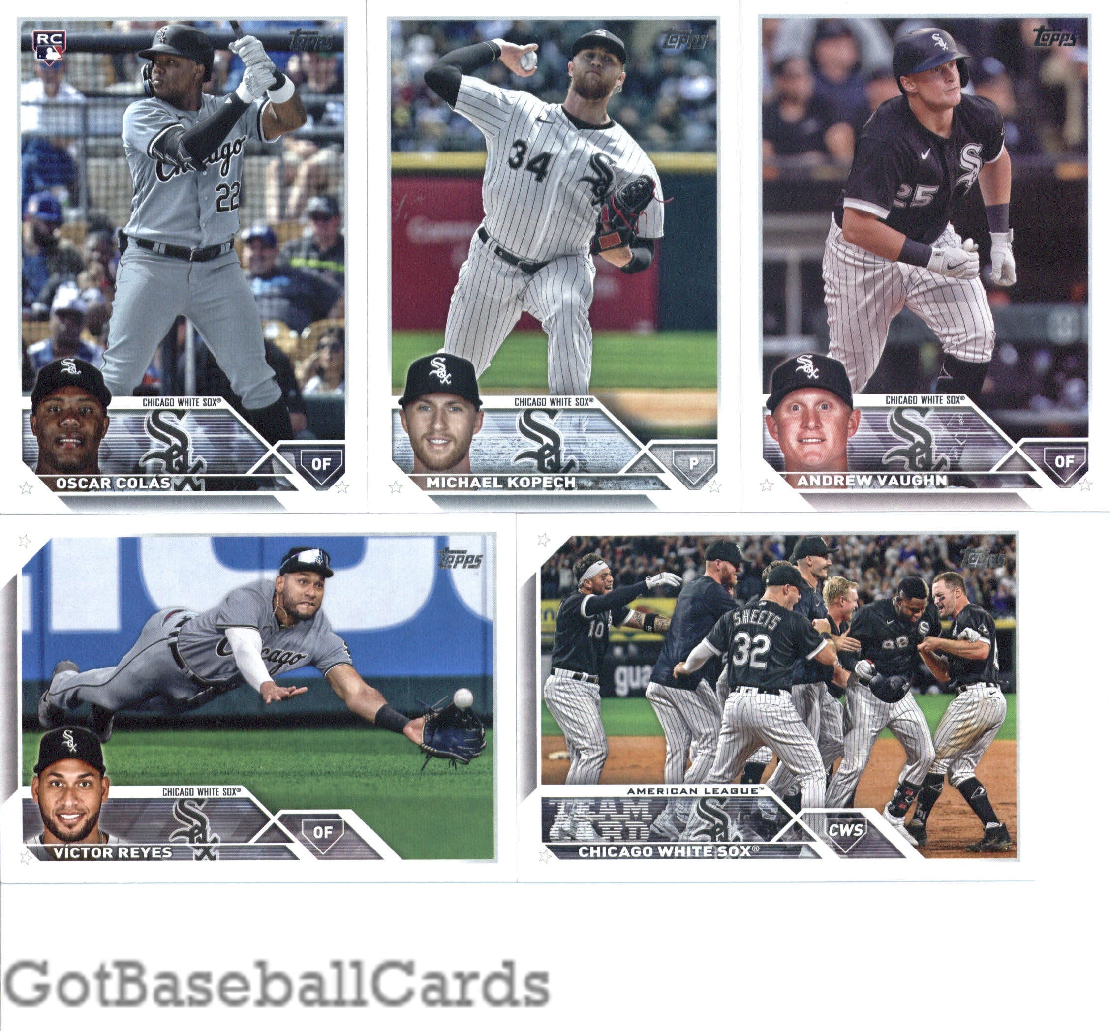 2023 Topps Complete Master Chicago White Sox Team Set of 28 Cards