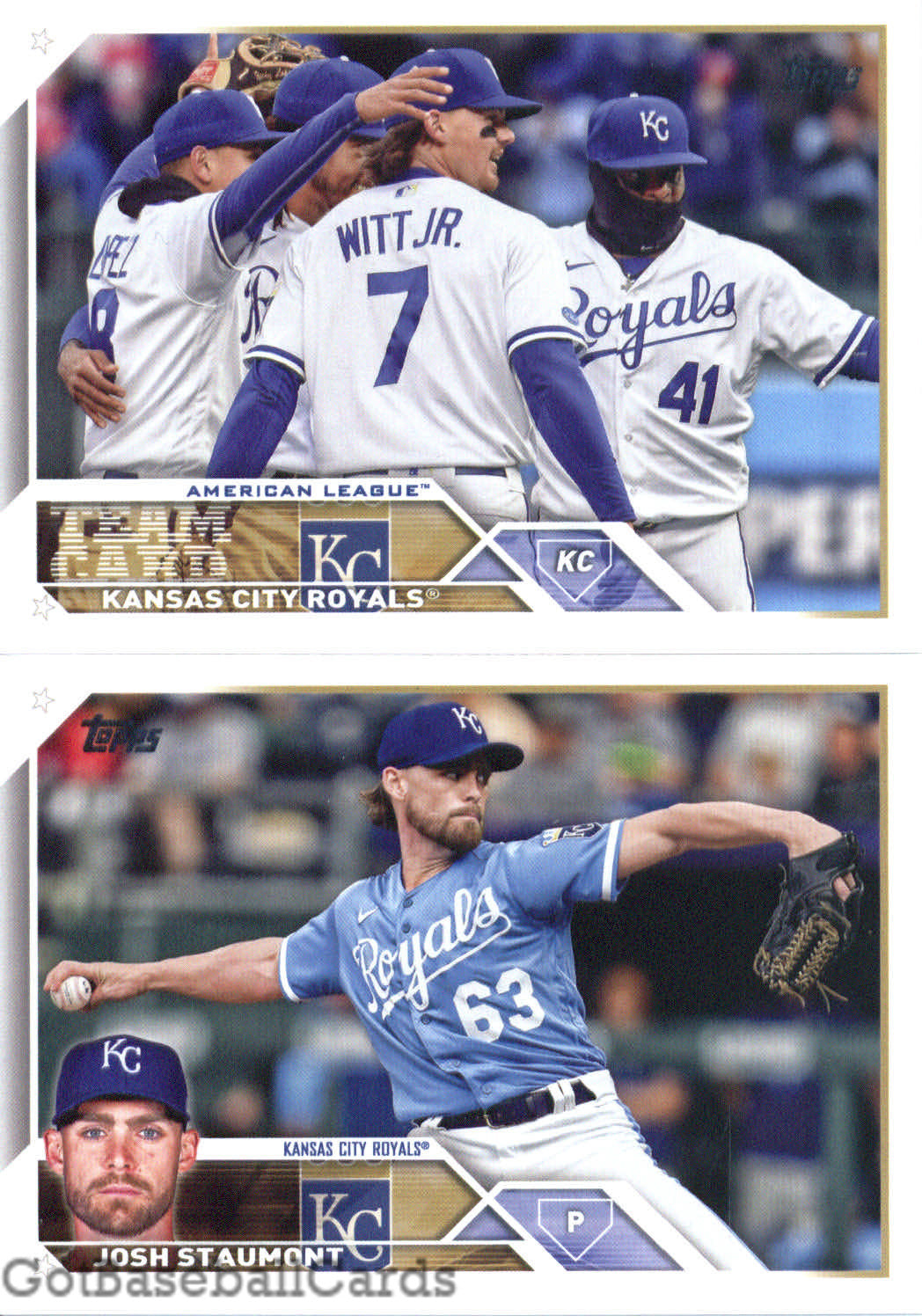 2023 Topps Complete Master Kansas City Royals Team Set of 32 Cards