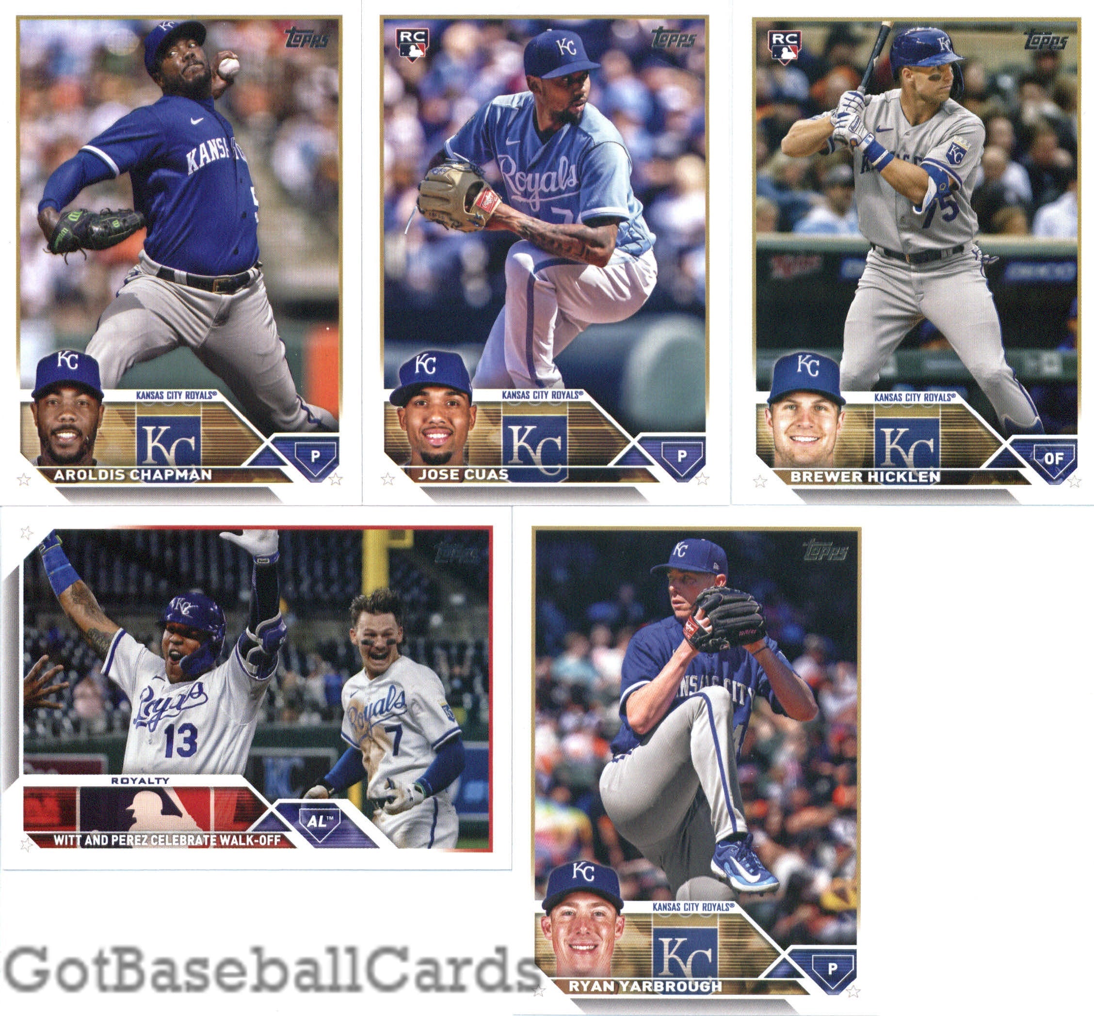 2023 Topps Complete Master Kansas City Royals Team Set of 32 Cards