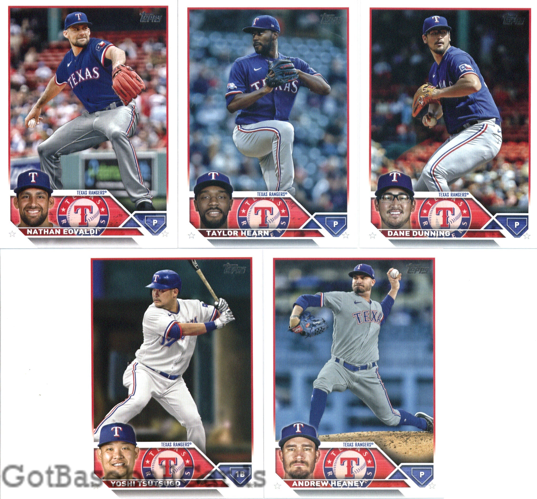 2023 Topps Complete Master Texas Rangers Team Set of 32 Cards