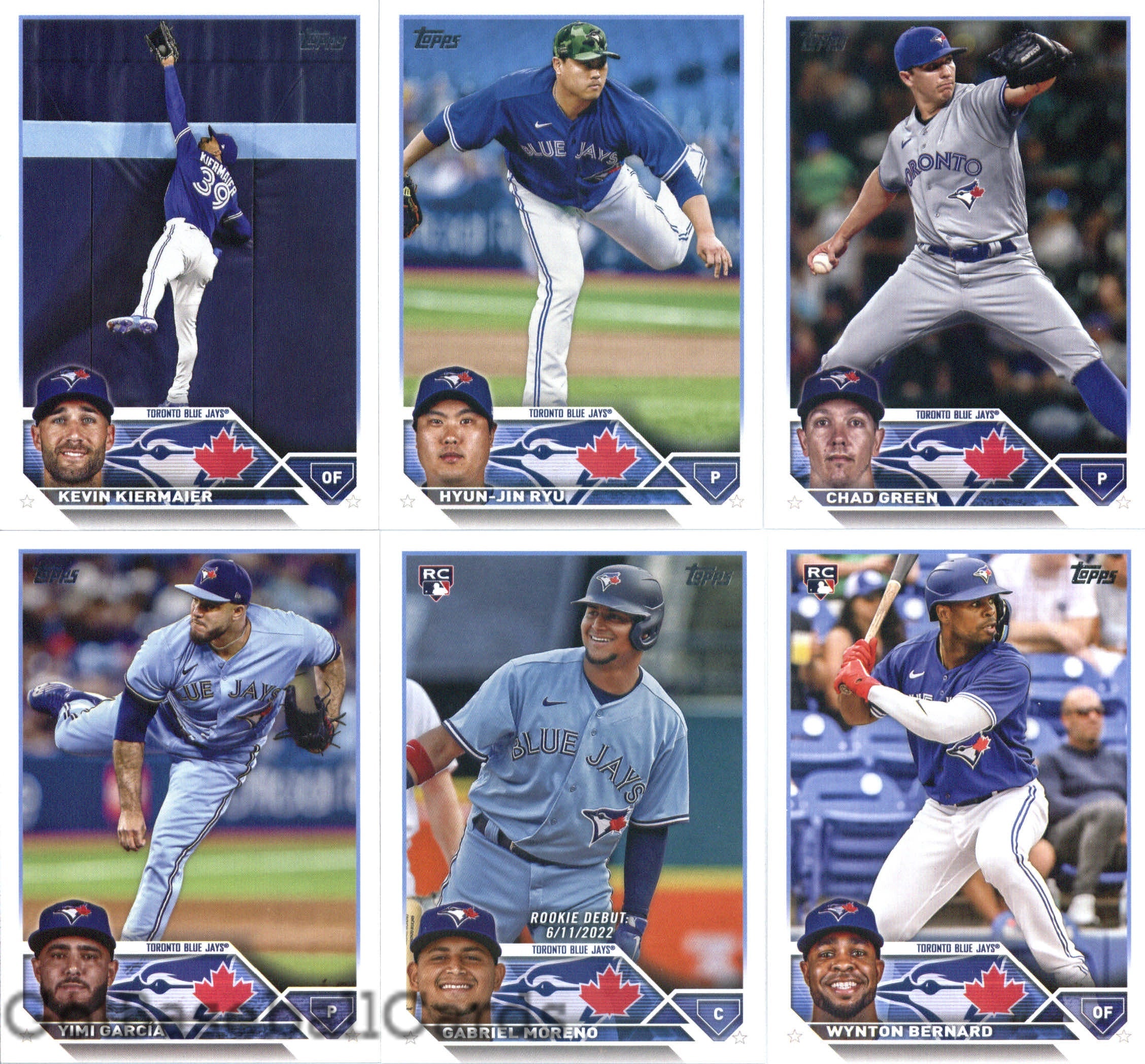 2023 Topps Complete Master Toronto Blue Jays Team Set of 27 Cards