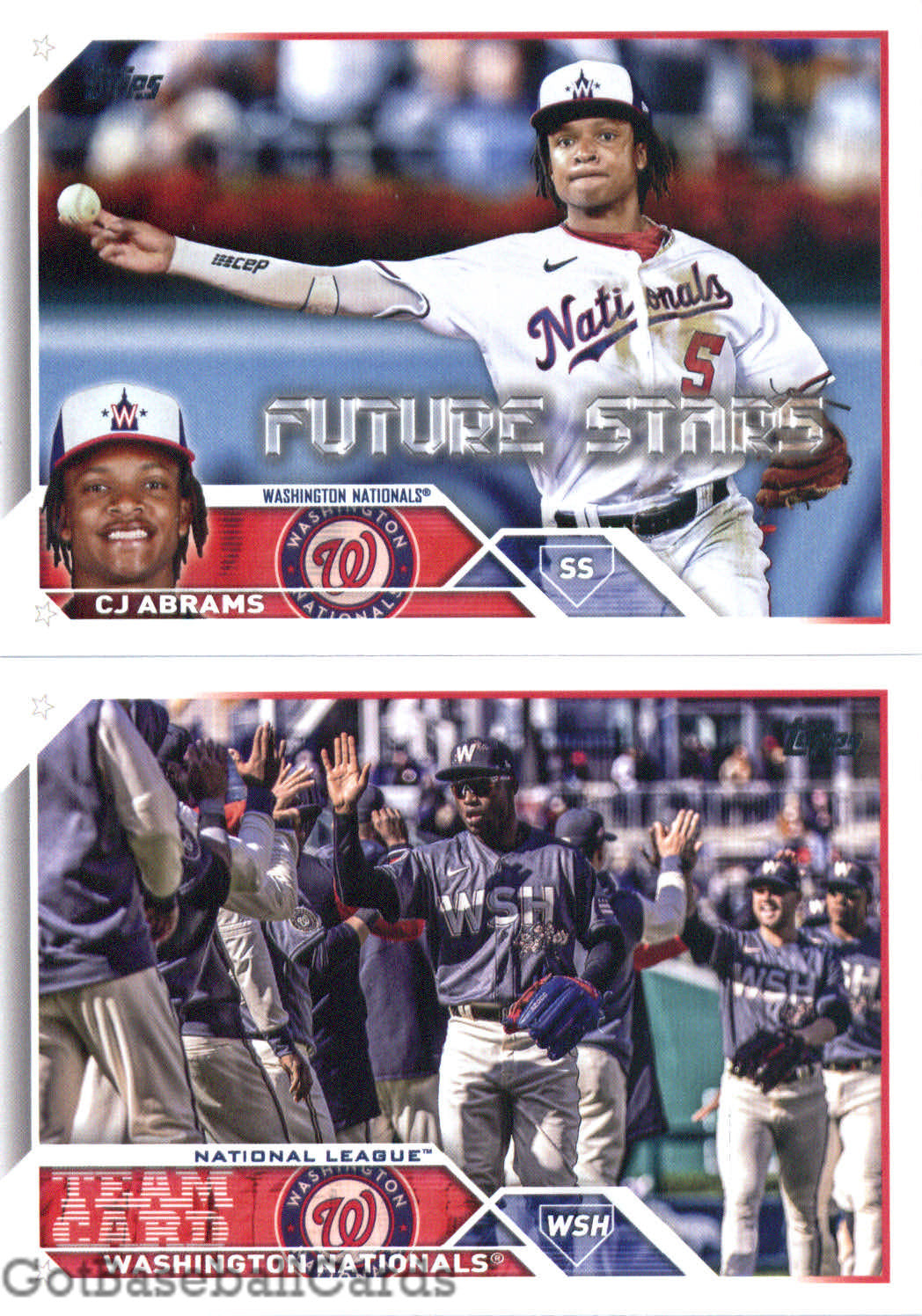 2023 Topps Complete Master Washington Nationals Team Set of 33 Cards